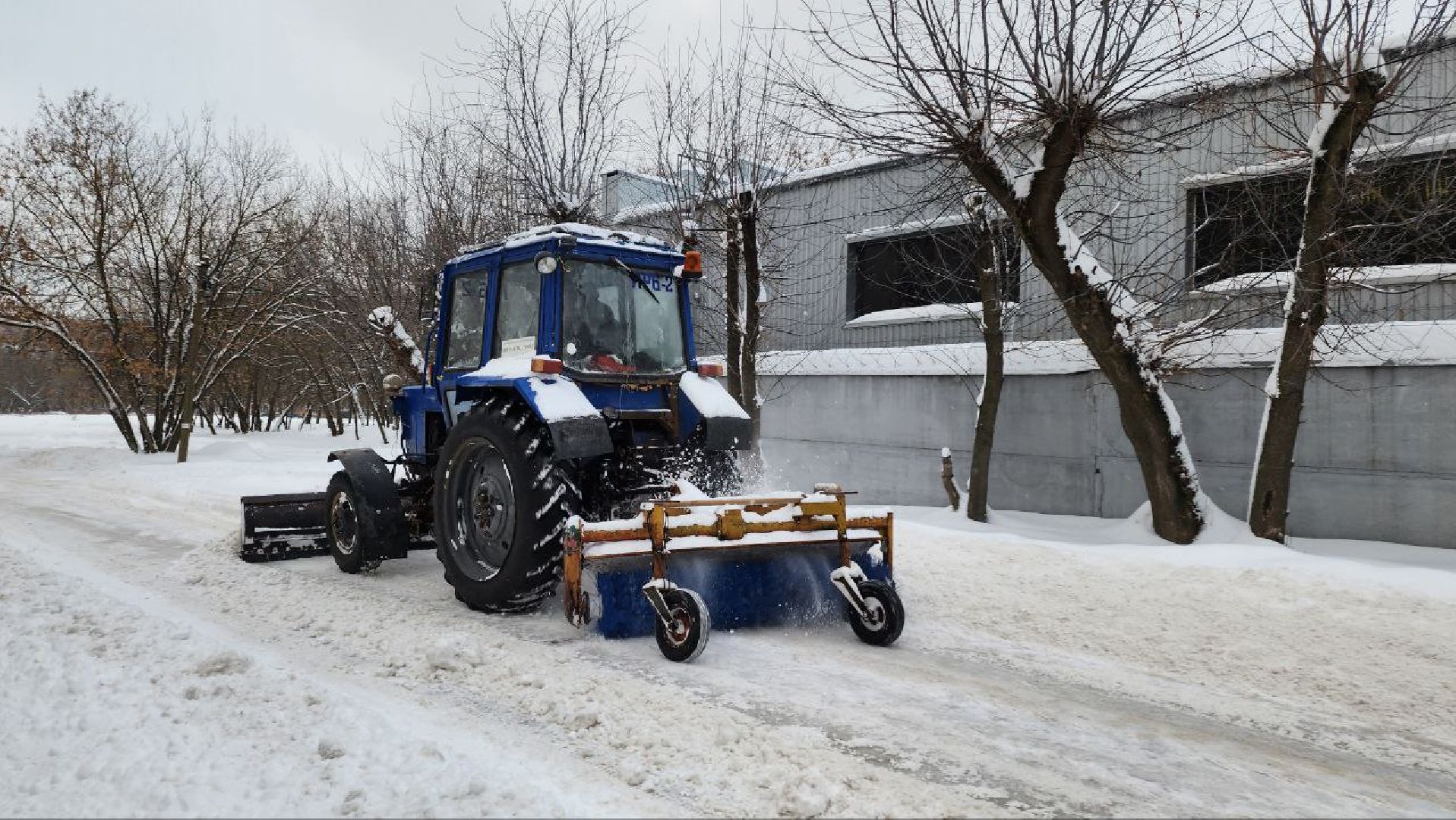люберцы, снегоуборочная техника, расчистка снега,