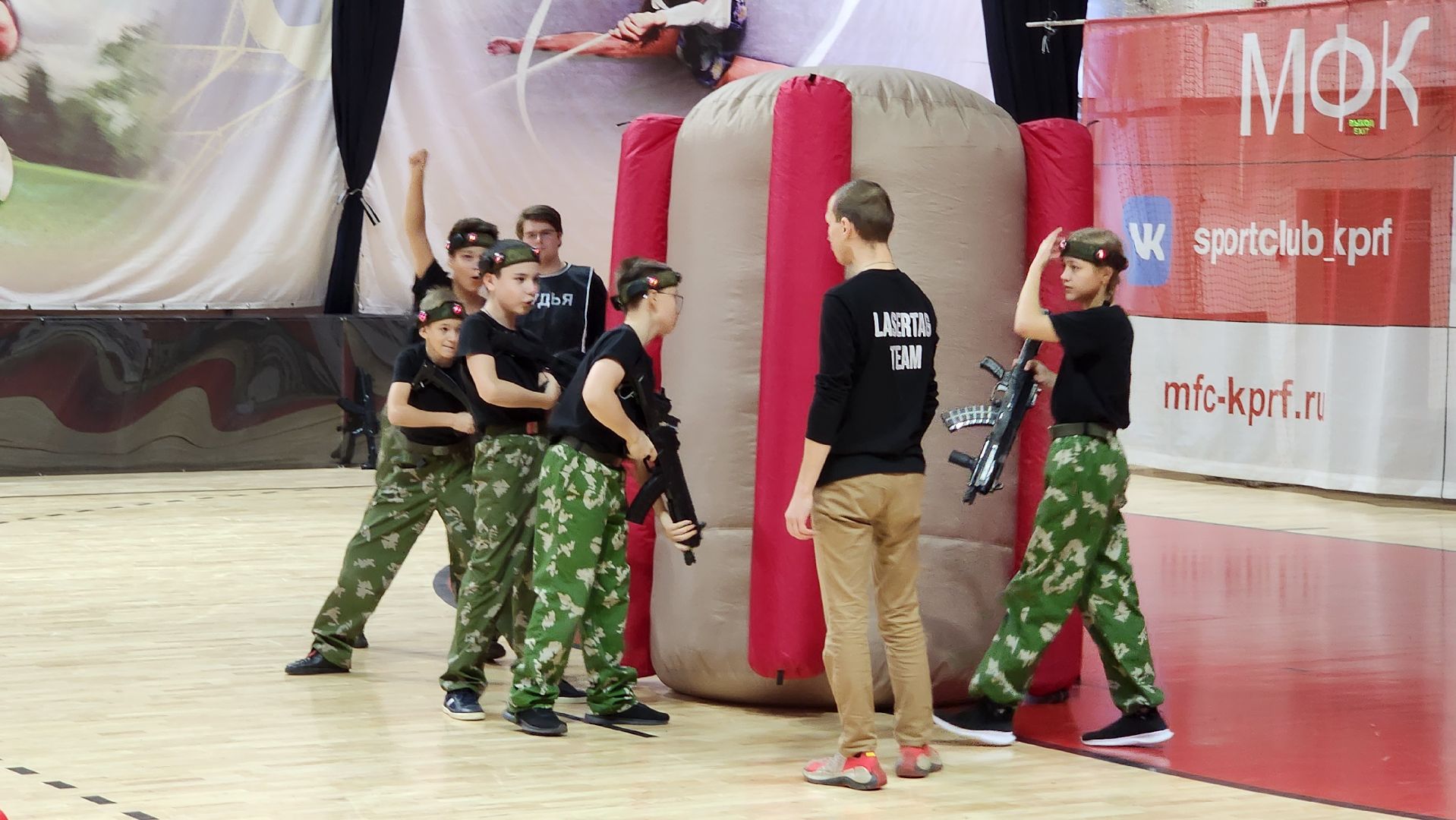 подольск, лазертаг, юнармейцы,