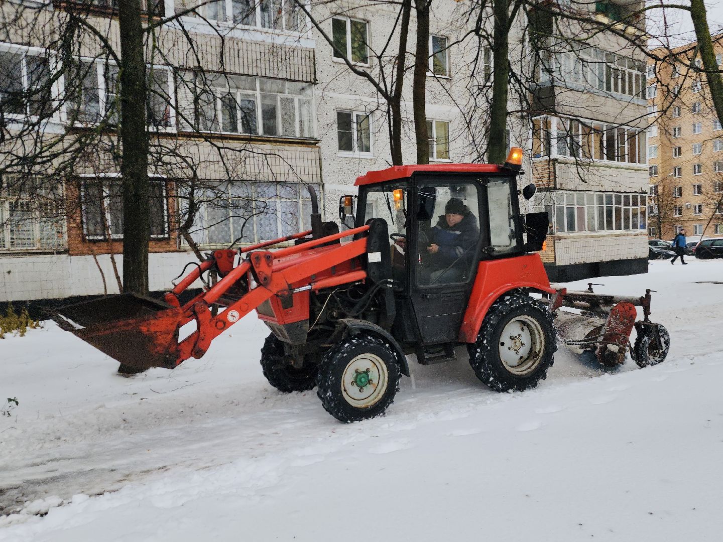 жкх, снегопад, уборка снега, фрязино,