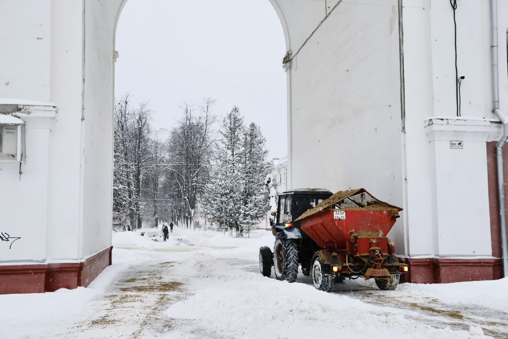 жкх, снегопад, уборка снега, фрязино,