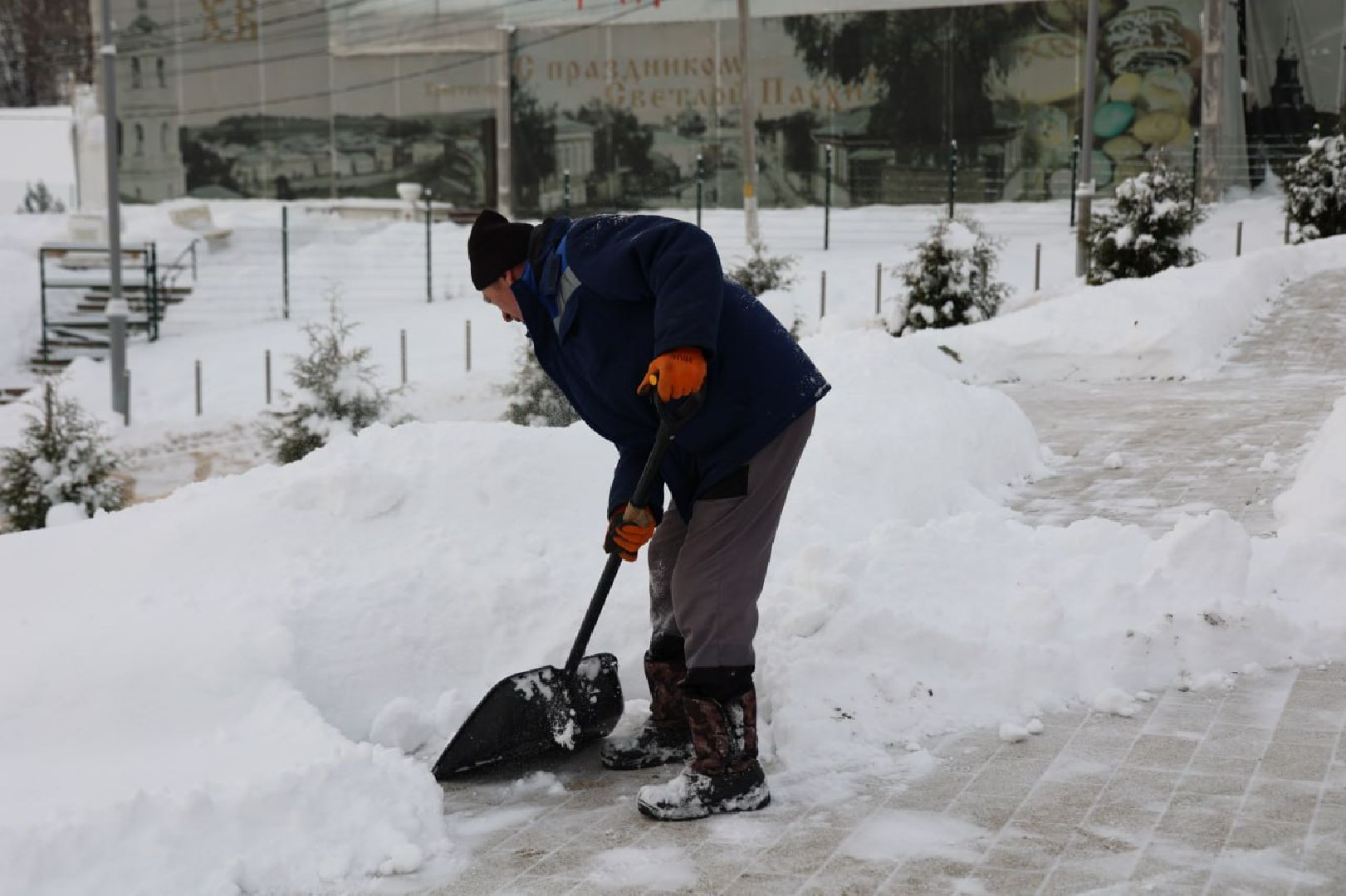 Волоколамск, Уборка снега,