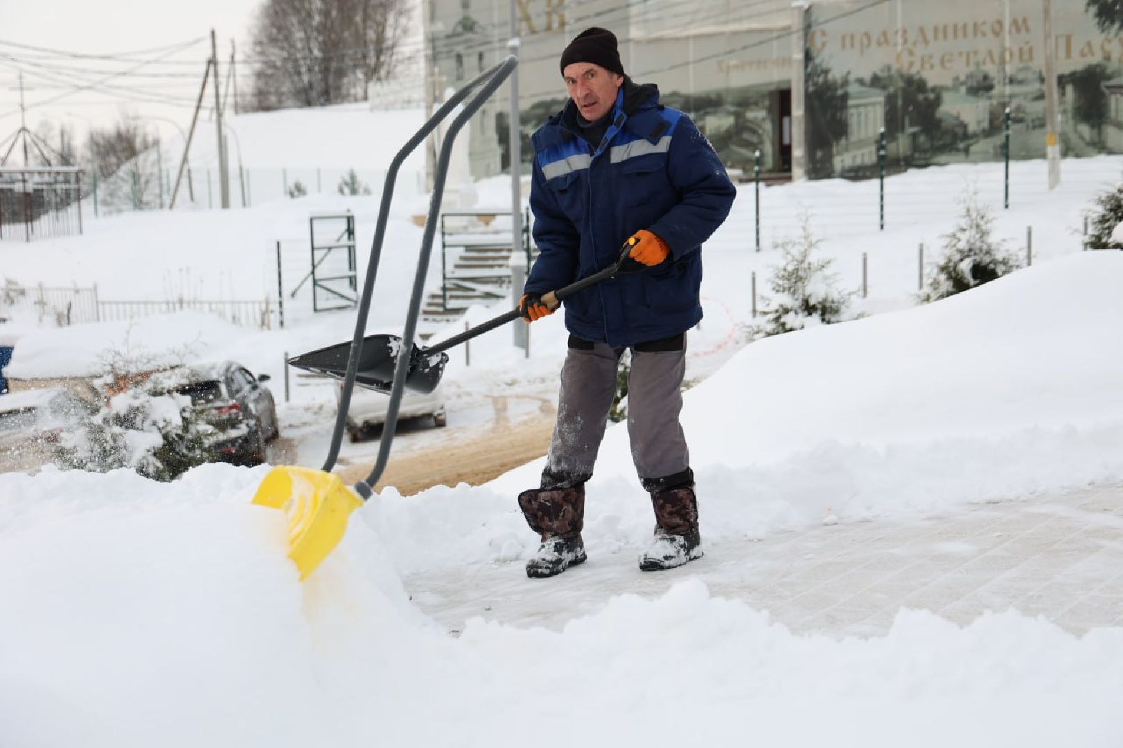 Волоколамск, Уборка снега,