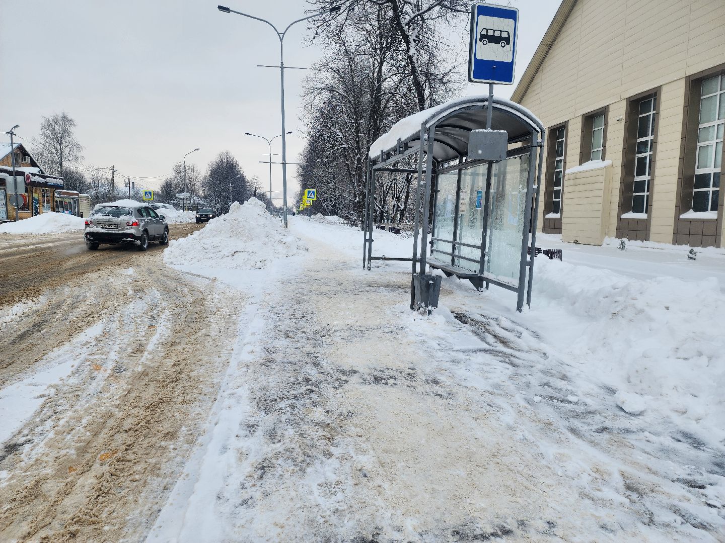 Снегопад, уборка снега, коммунальные службы, руза, рузский городской округ, московская обласьб, подмосковье,