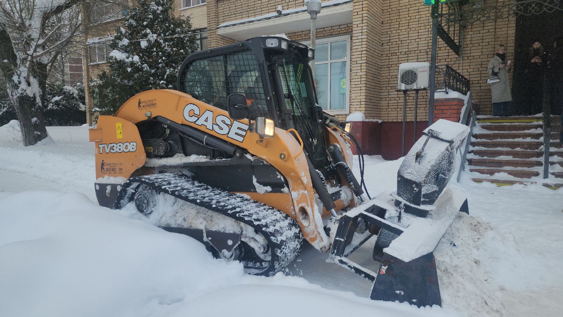 Снегопад, уборка снега, коммунальные службы, руза, рузский городской округ, московская обласьб, подмосковье,