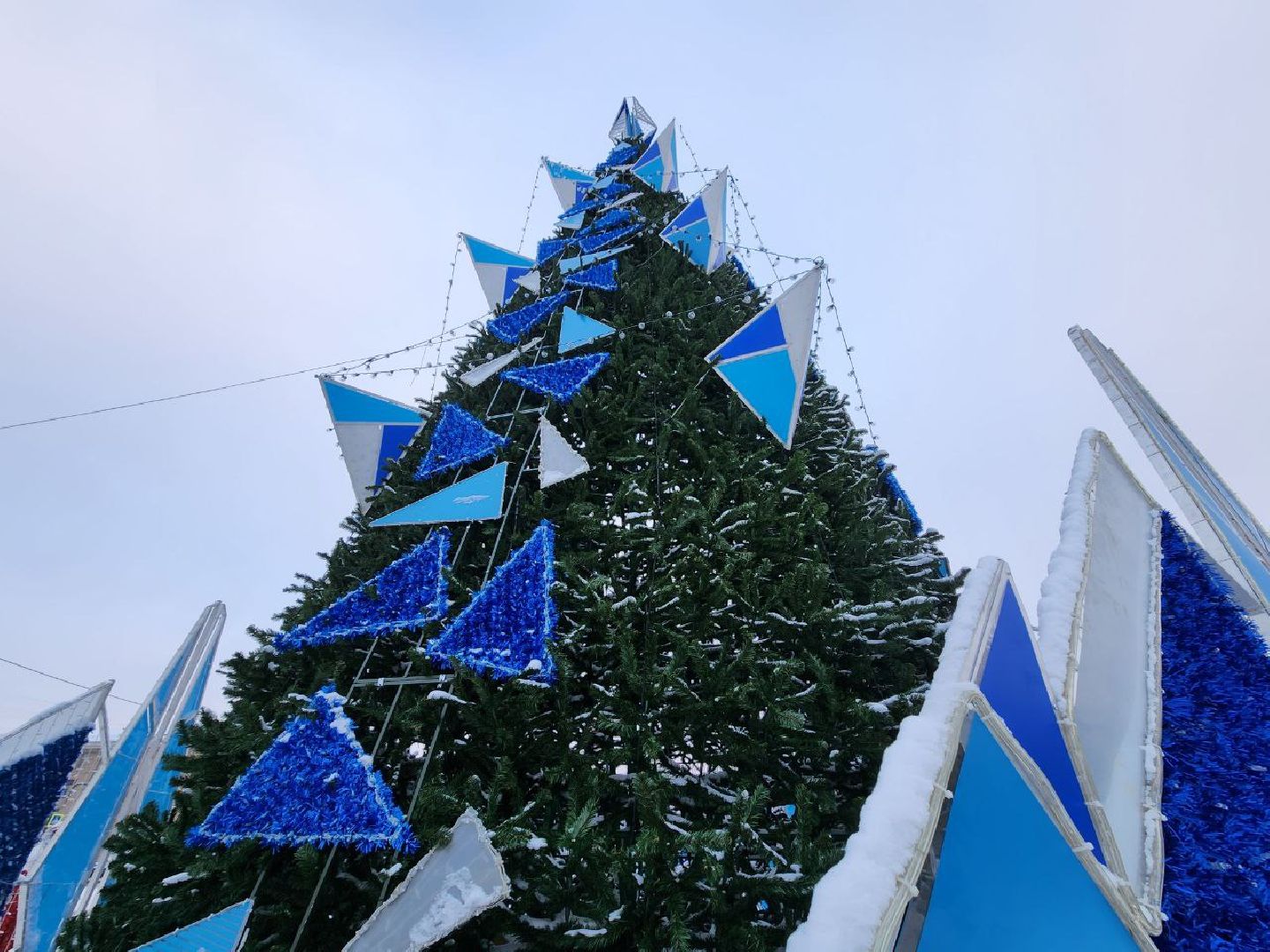 мытищи, зима в подмосковье, ёлка, новый год, администрация,