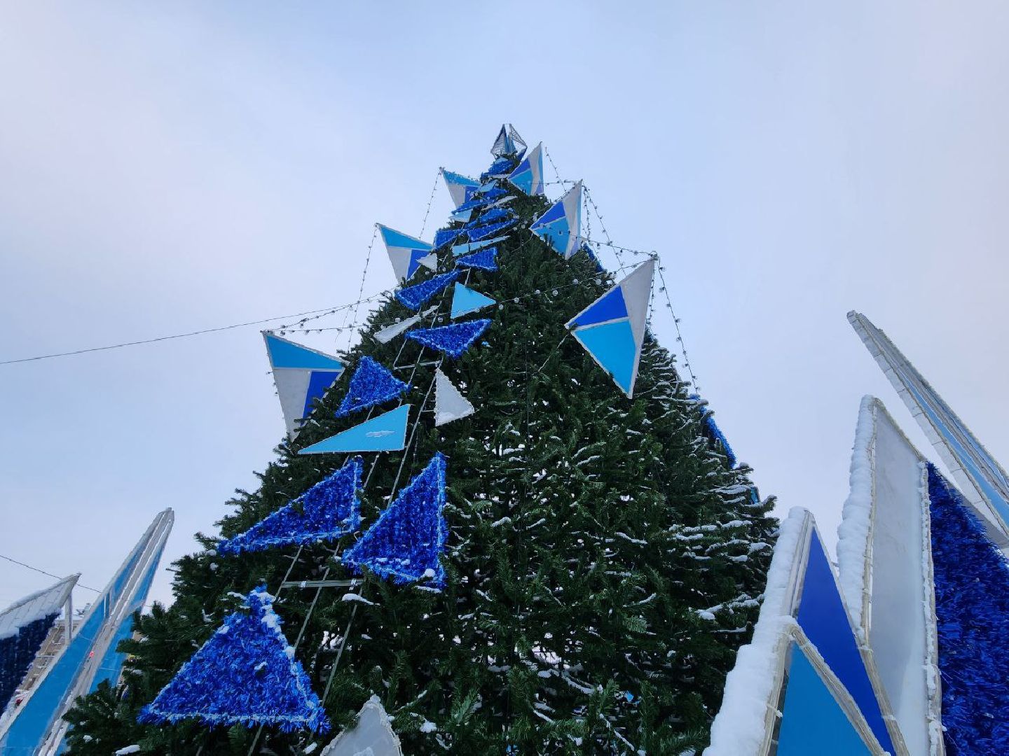 мытищи, зима в подмосковье, ёлка, новый год, администрация,