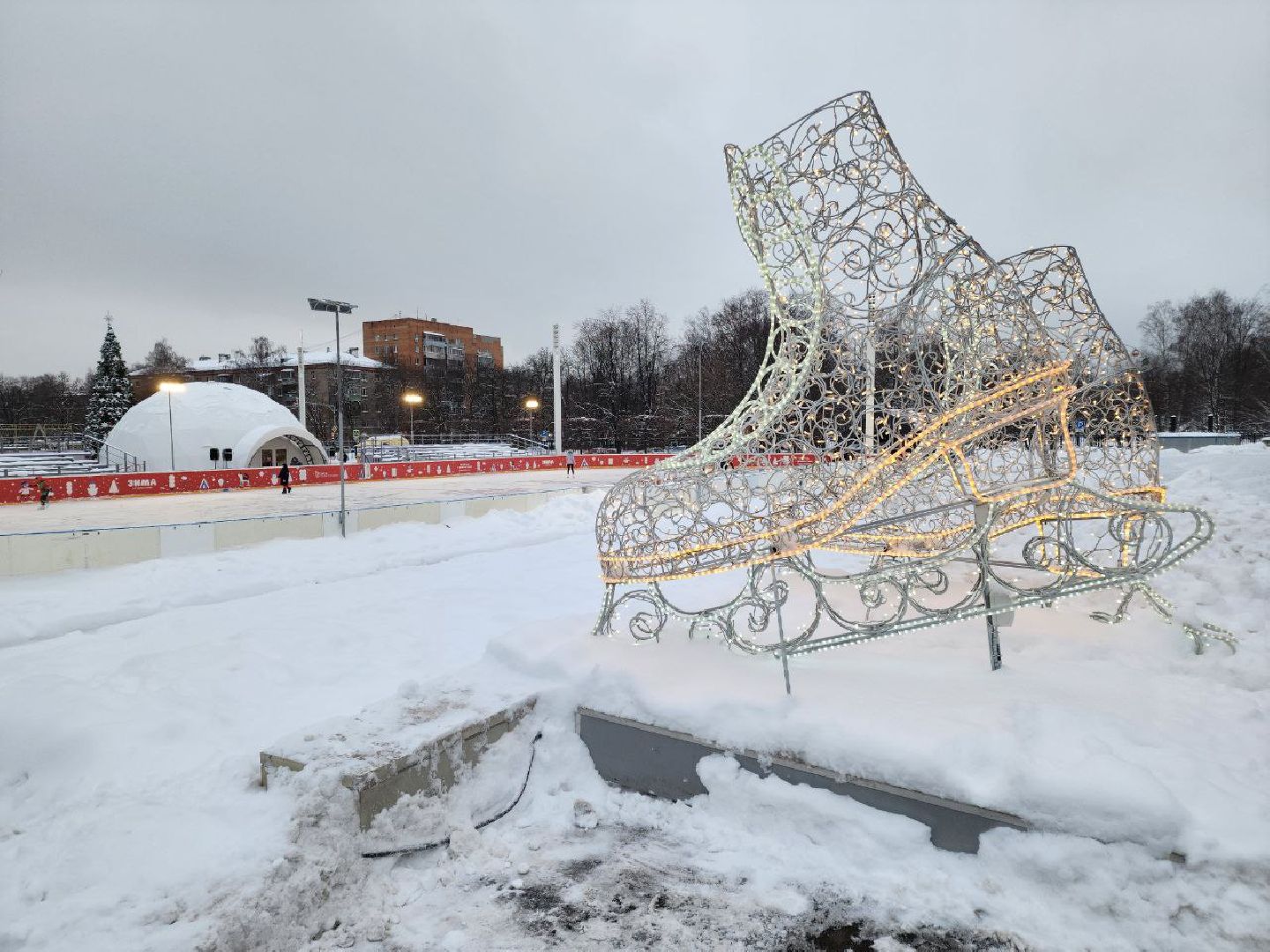 мытищи, парк мира, зима в подмосковье, парки, благоустройство, Михаил Хайкин,