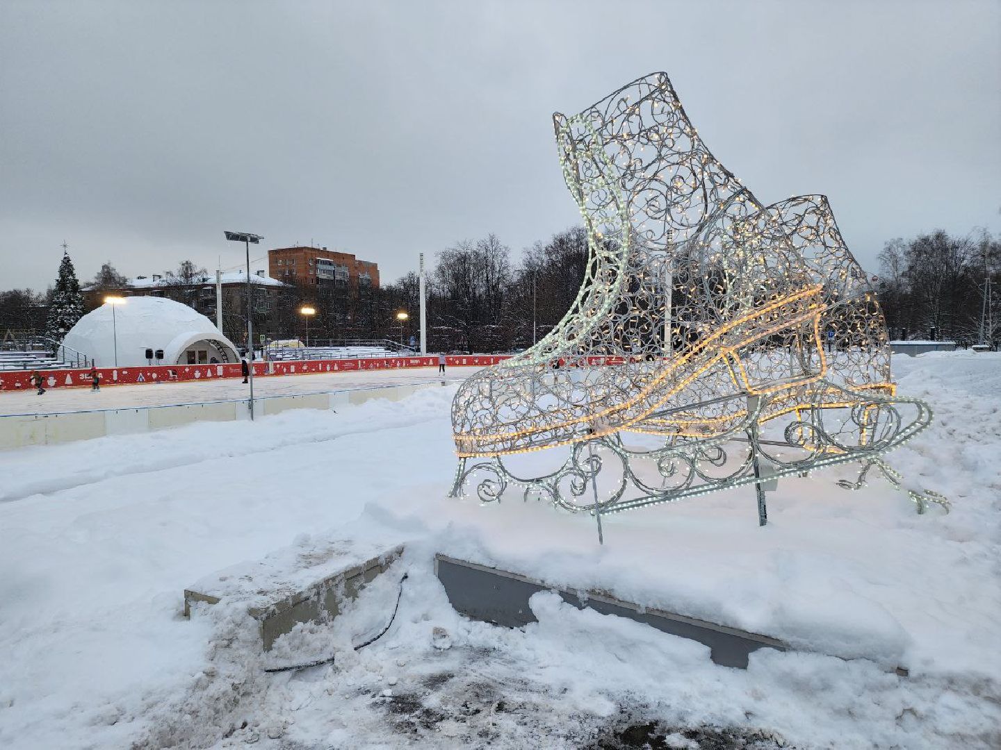 мытищи, парк мира, зима в подмосковье, парки, благоустройство, Михаил Хайкин,