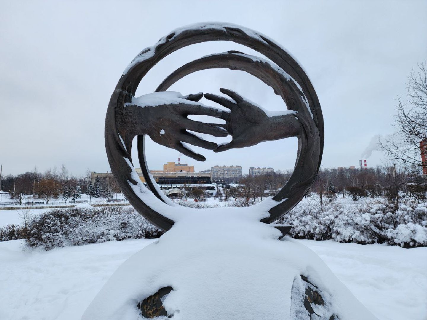 мытищи, парк мира, зима в подмосковье, парки, благоустройство, Михаил Хайкин,