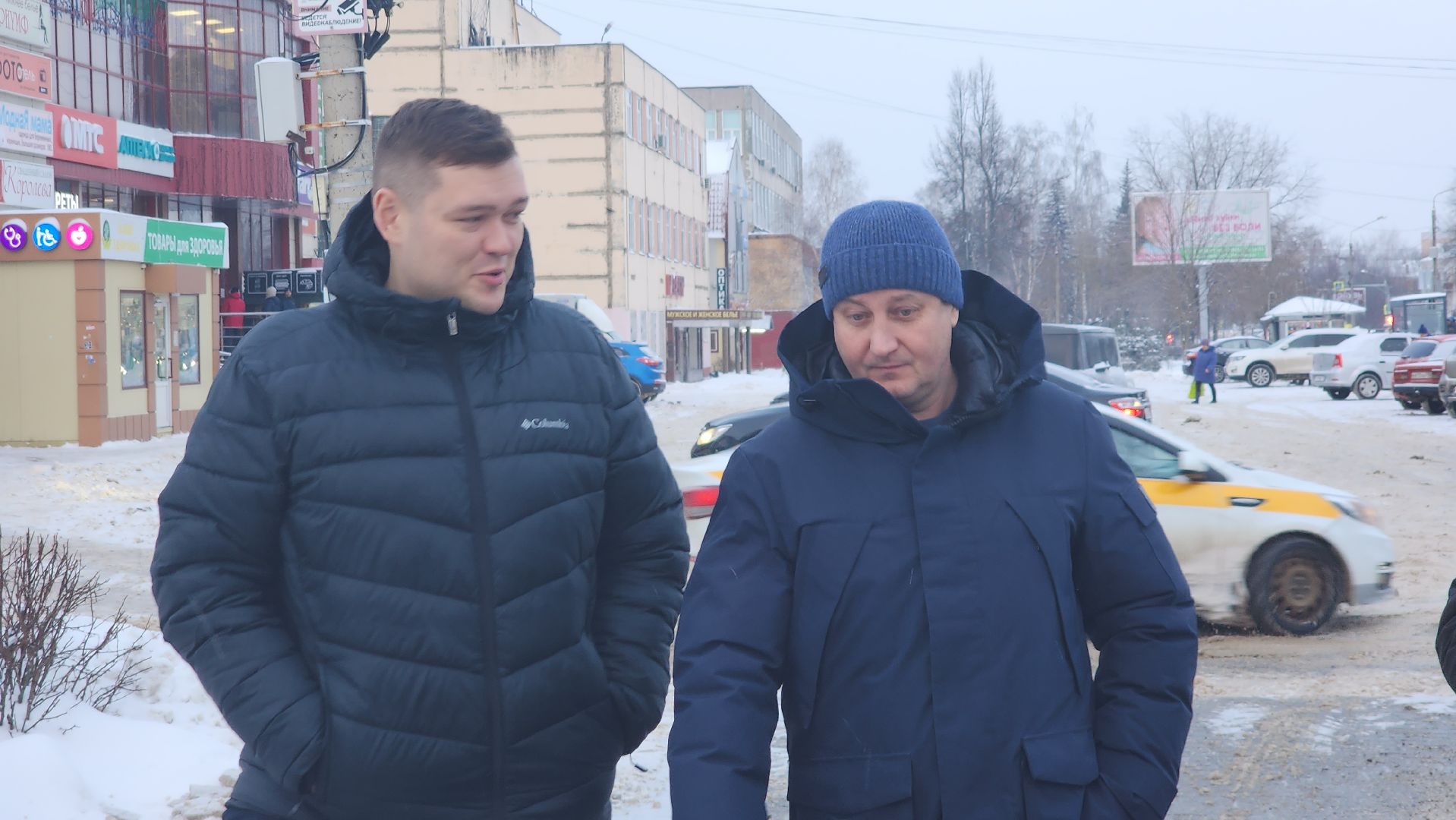 Егорьевск, уборка, снег, подмосковье, сквер, викулов,