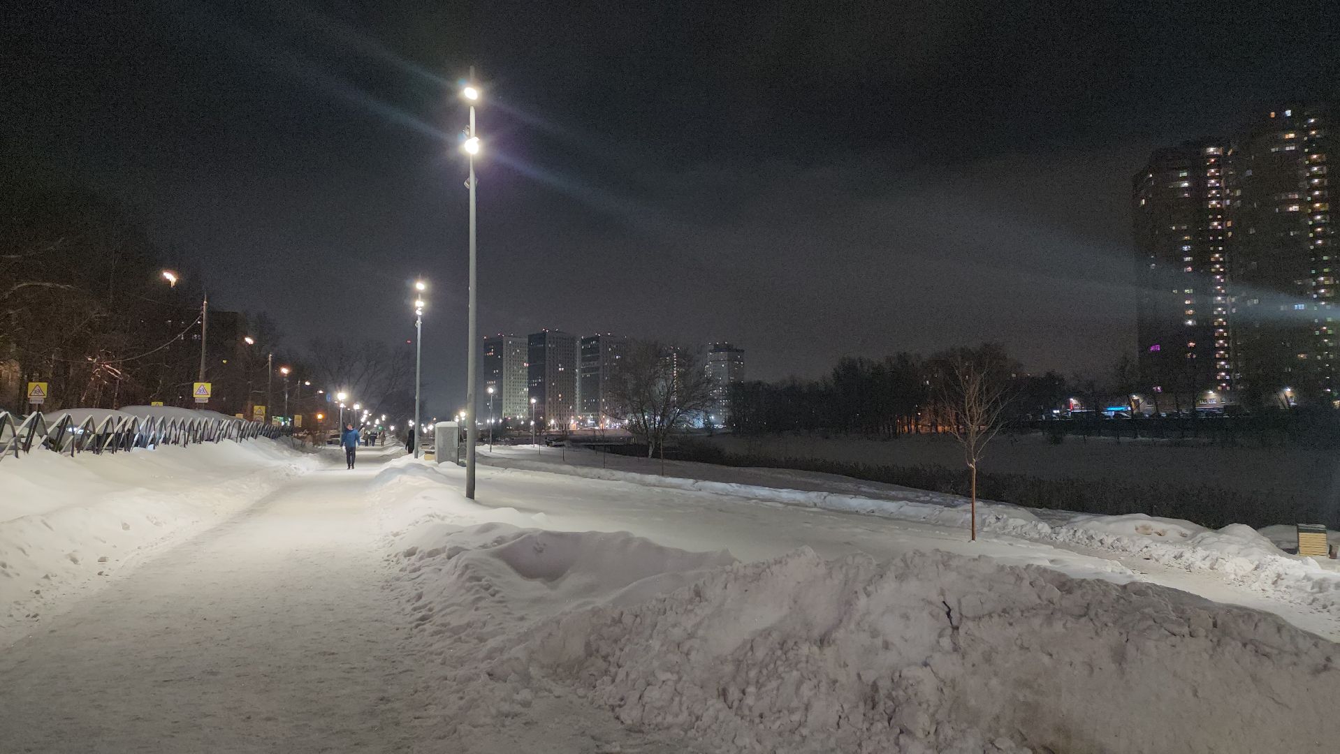 Пушкино, горки, снег, новый год, дети, общество, люди, досуг, Зима в Подмосоковье, Городской округ Пушкинский,