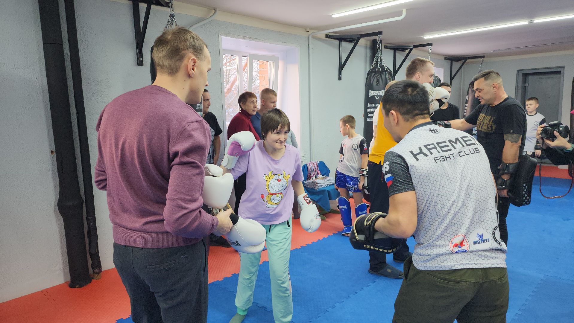 тайский бокс, серпухов, мастер-класс, социальная защита, волонтеры,