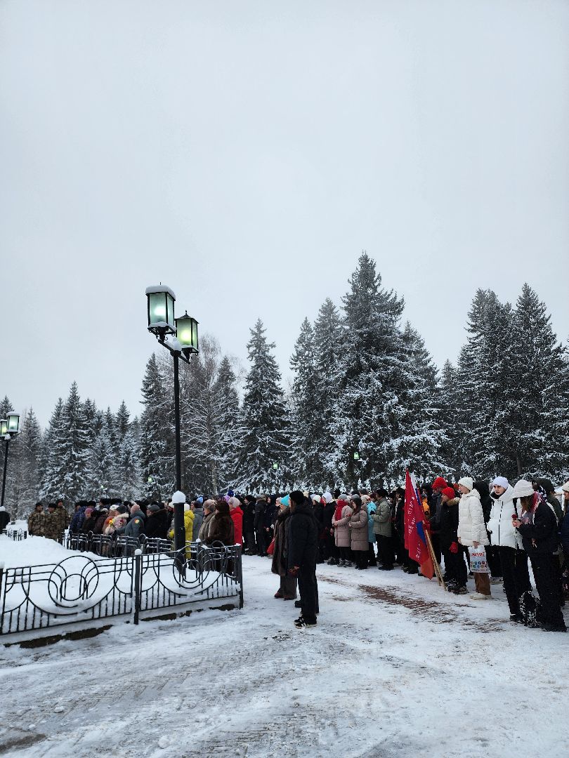 Битва под Москвой, Митинг, Акция памяти, Дубна,