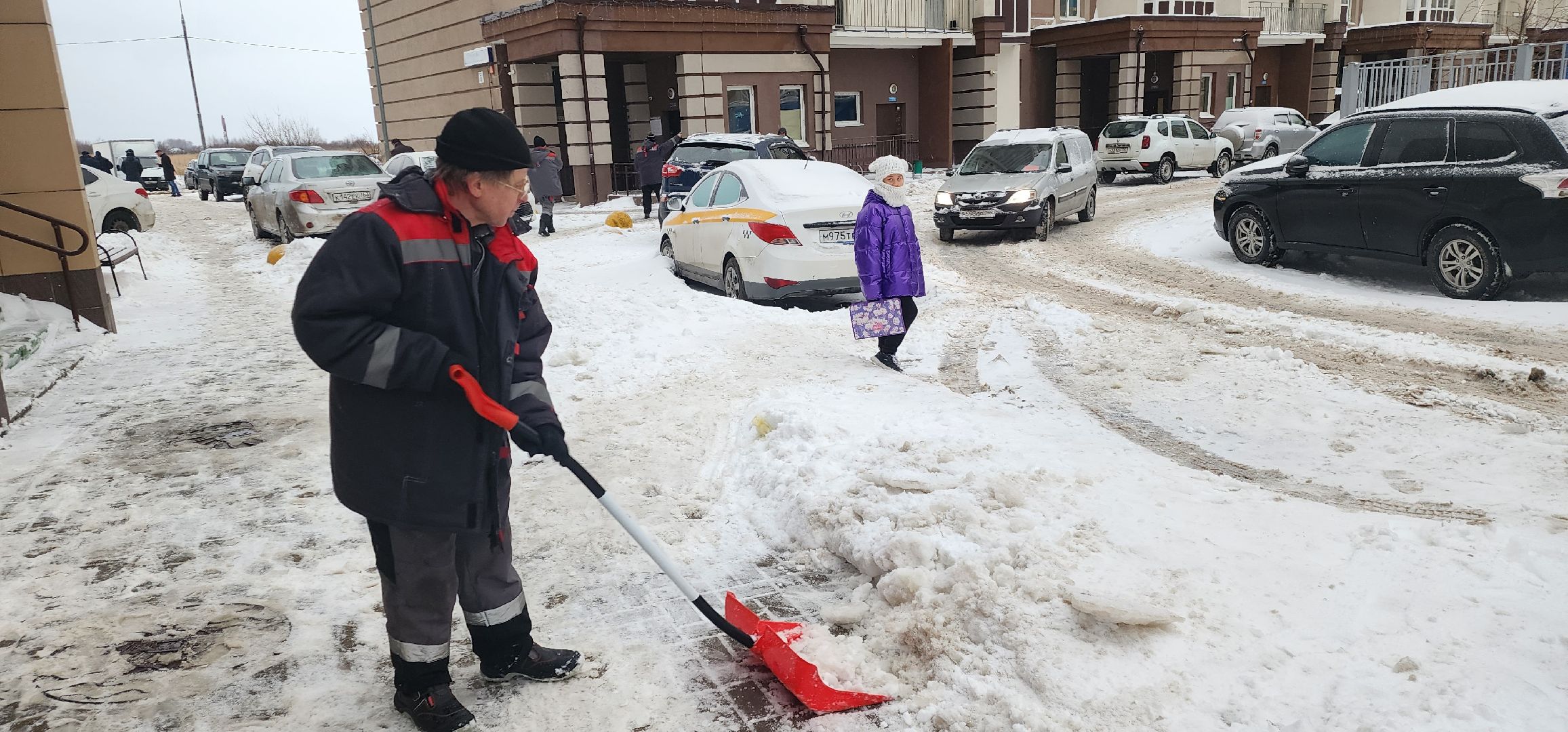 уборка снега, управляющие компании, Главное управление содержания территорий, Домодедово,