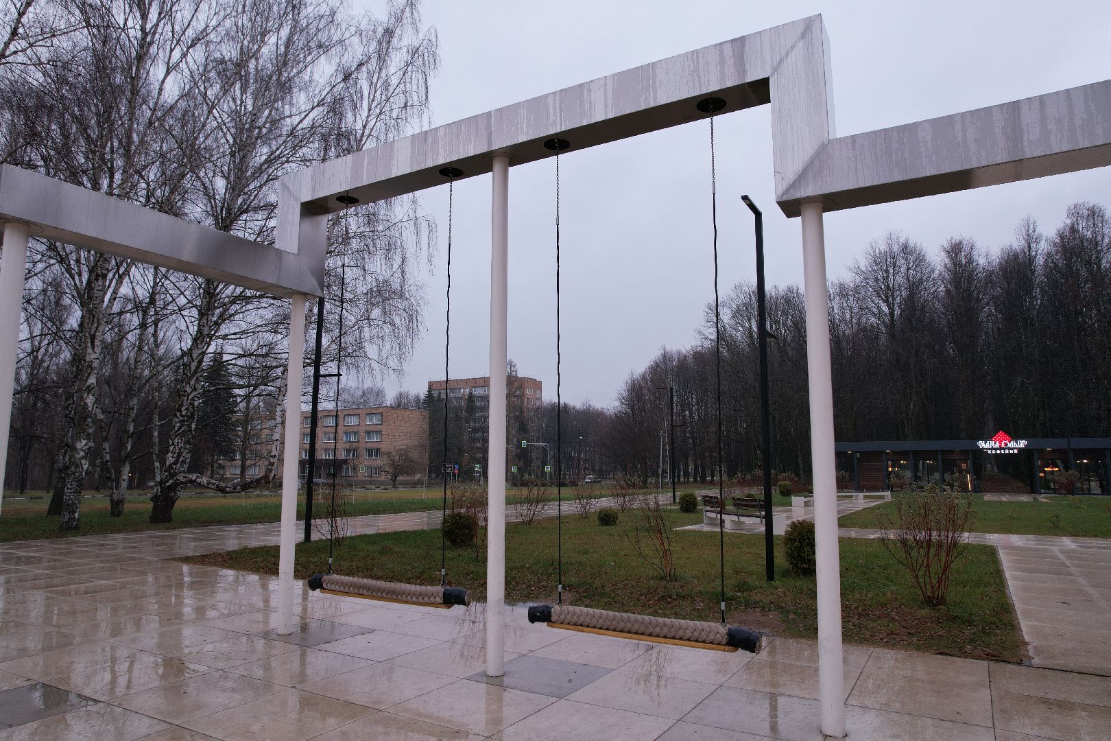 пущино, институтская, видео с коптера,