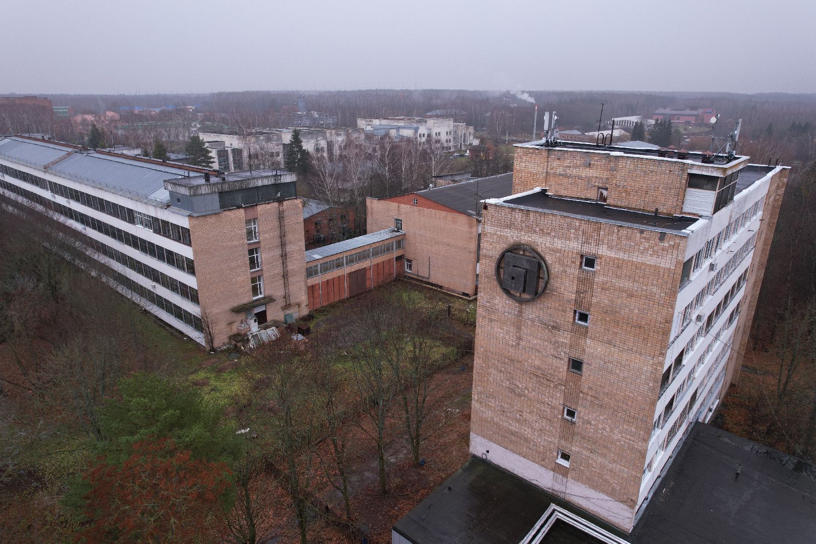 пущино, институтская, видео с коптера,