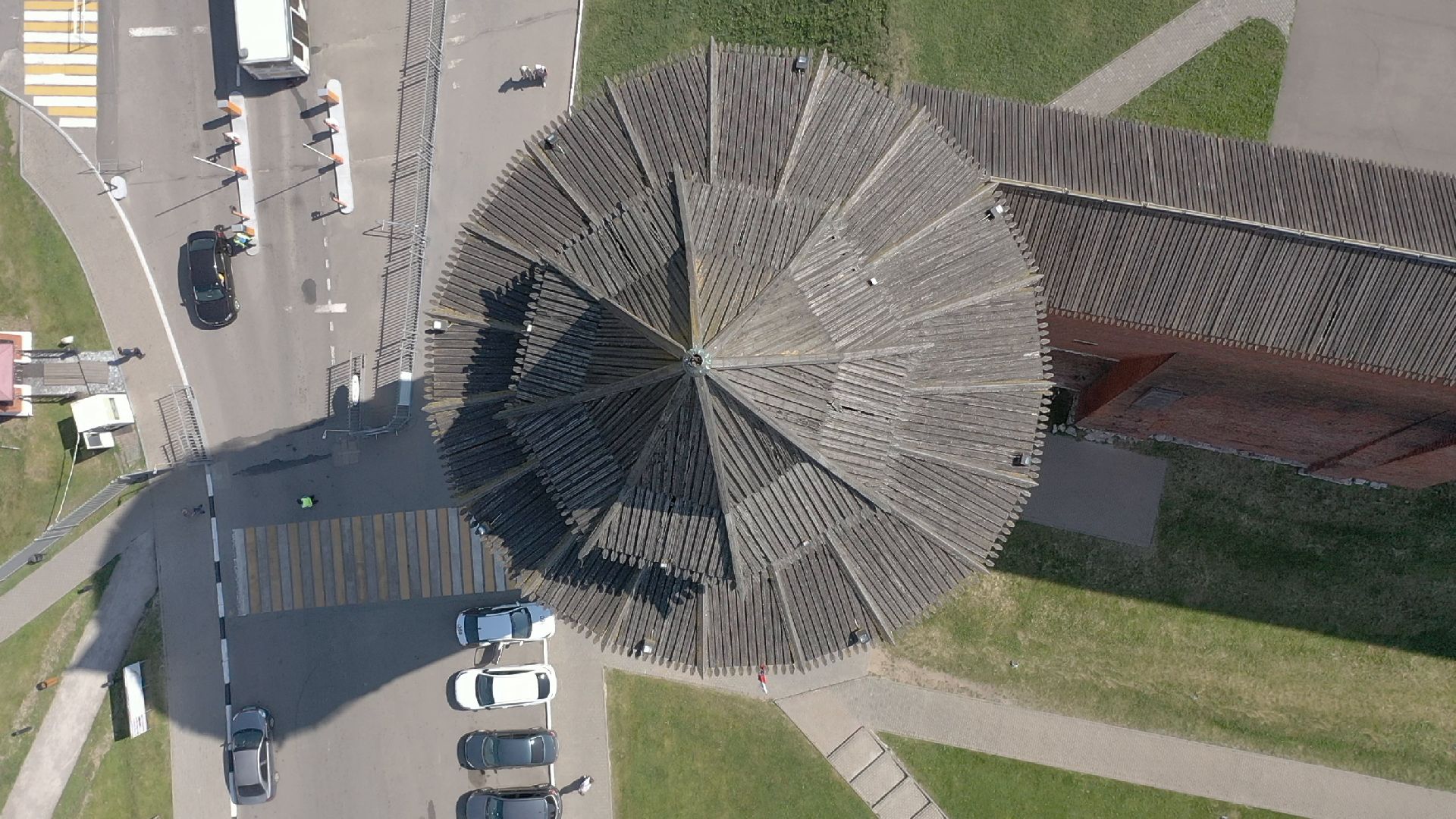 видео с коптера, Коломна, архитектура,