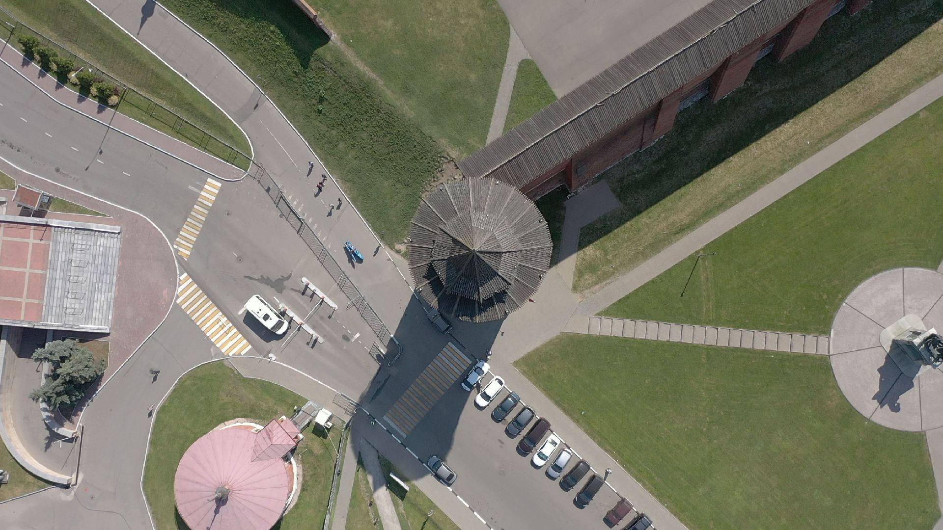 видео с коптера, Коломна, архитектура,