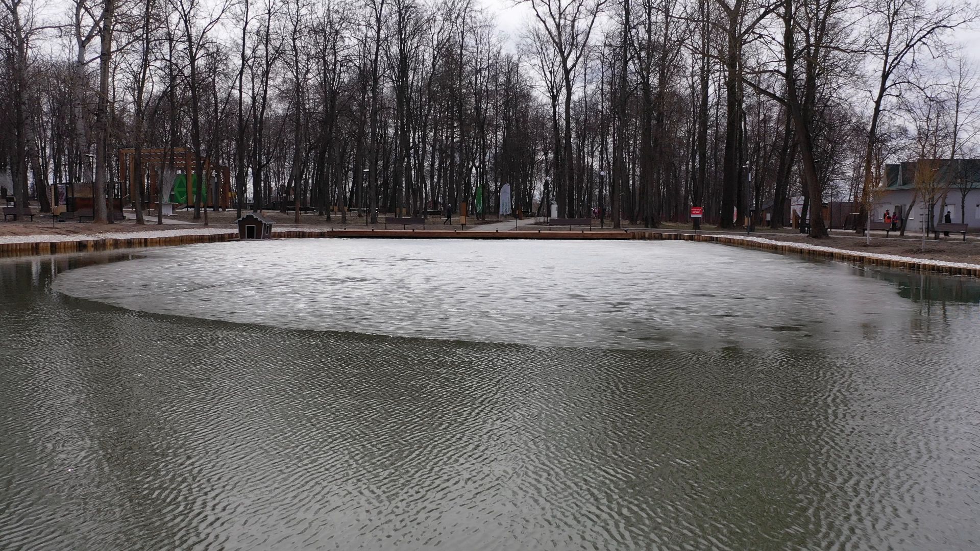видео с коптера, серпухов, парк, благоустройство,