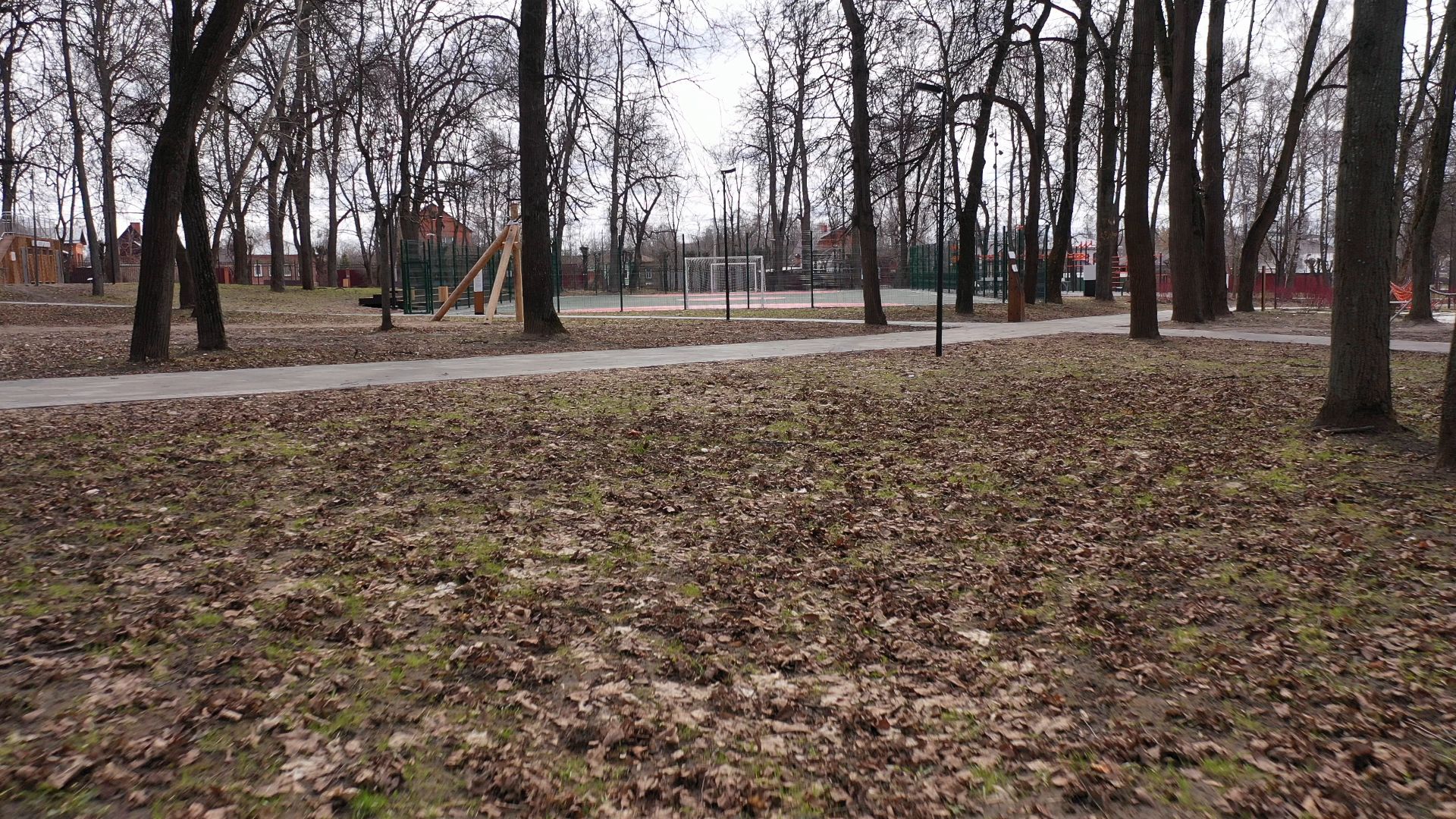 видео с коптера, серпухов, парк, благоустройство,