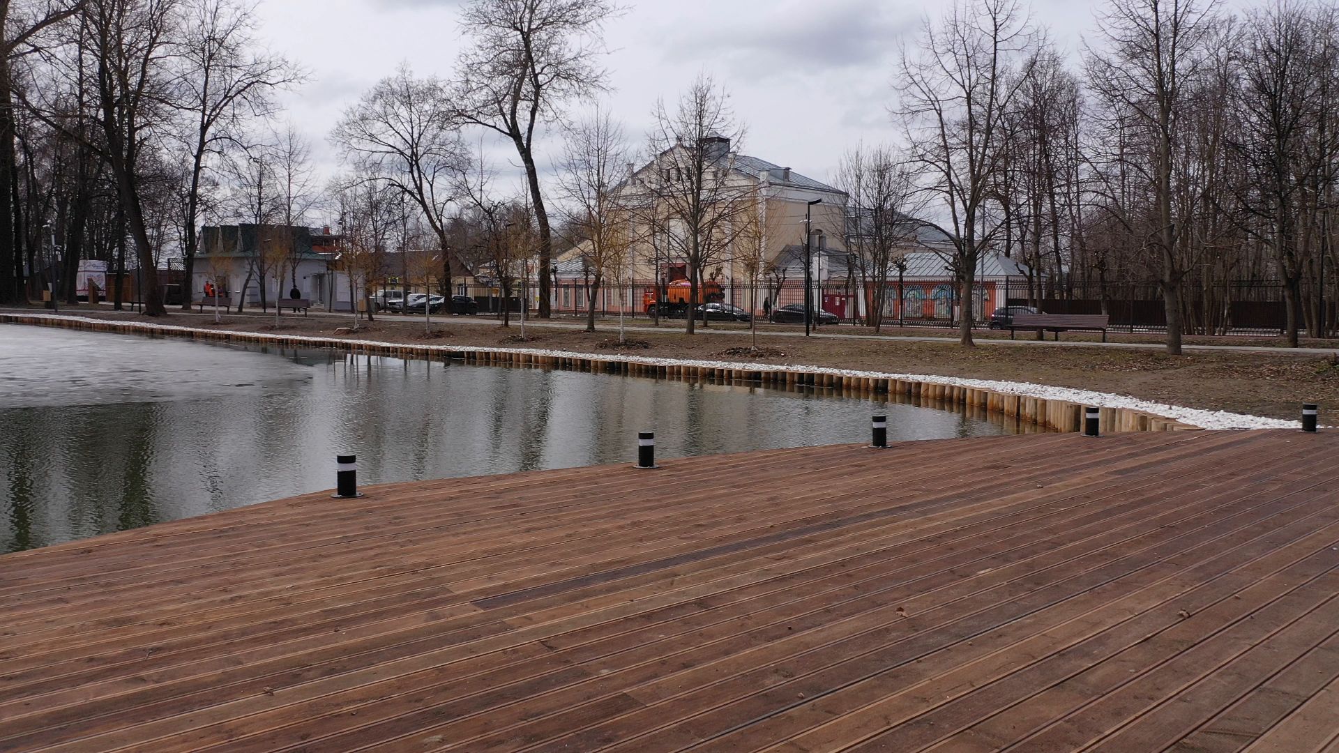 видео с коптера, серпухов, парк, благоустройство,