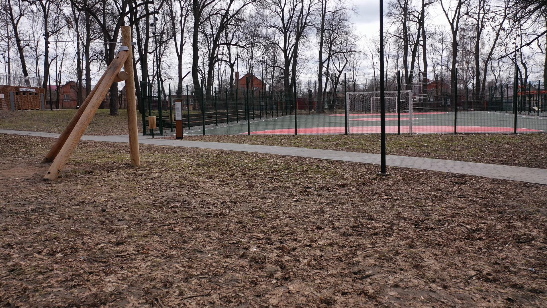 видео с коптера, серпухов, парк, благоустройство,