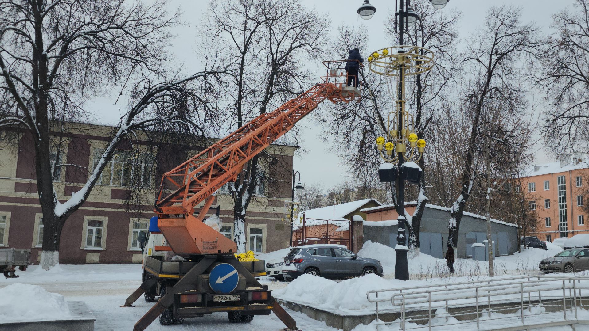 благоустройство, Новый год, украшение города, Ногинск, Богородский городской округ,
