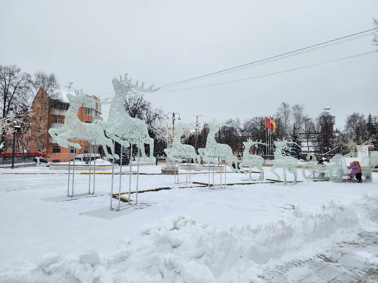 благоустройство, Новый год, украшение города, Ногинск, Богородский городской округ,