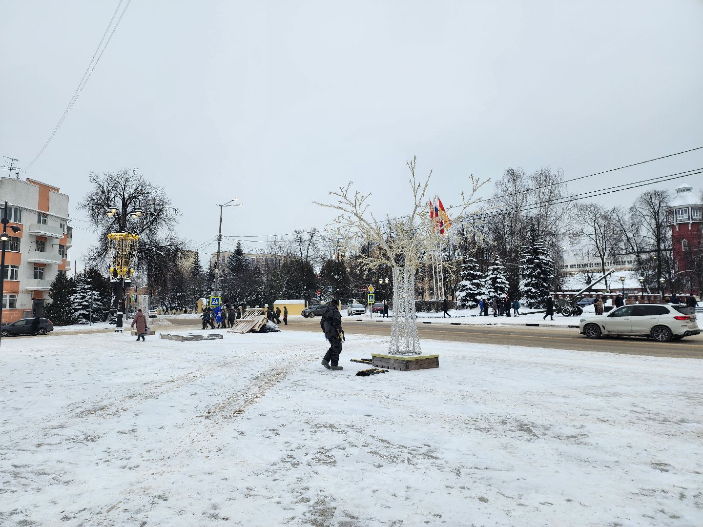 благоустройство, Новый год, украшение города, Ногинск, Богородский городской округ,