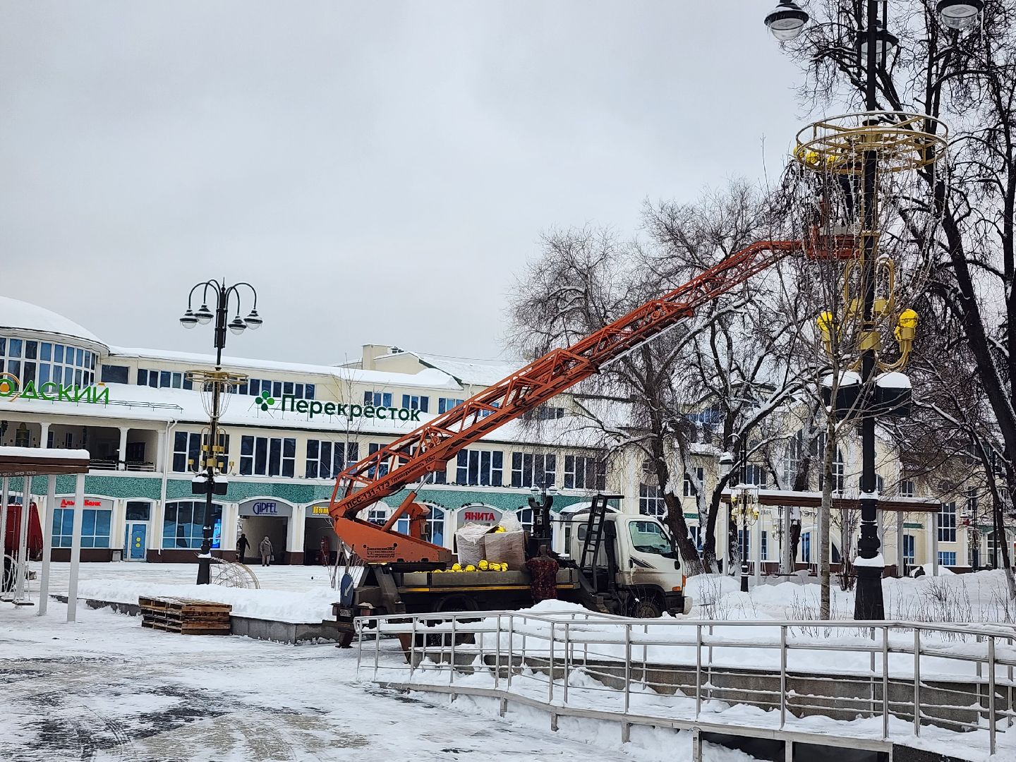 благоустройство, Новый год, украшение города, Ногинск, Богородский городской округ,