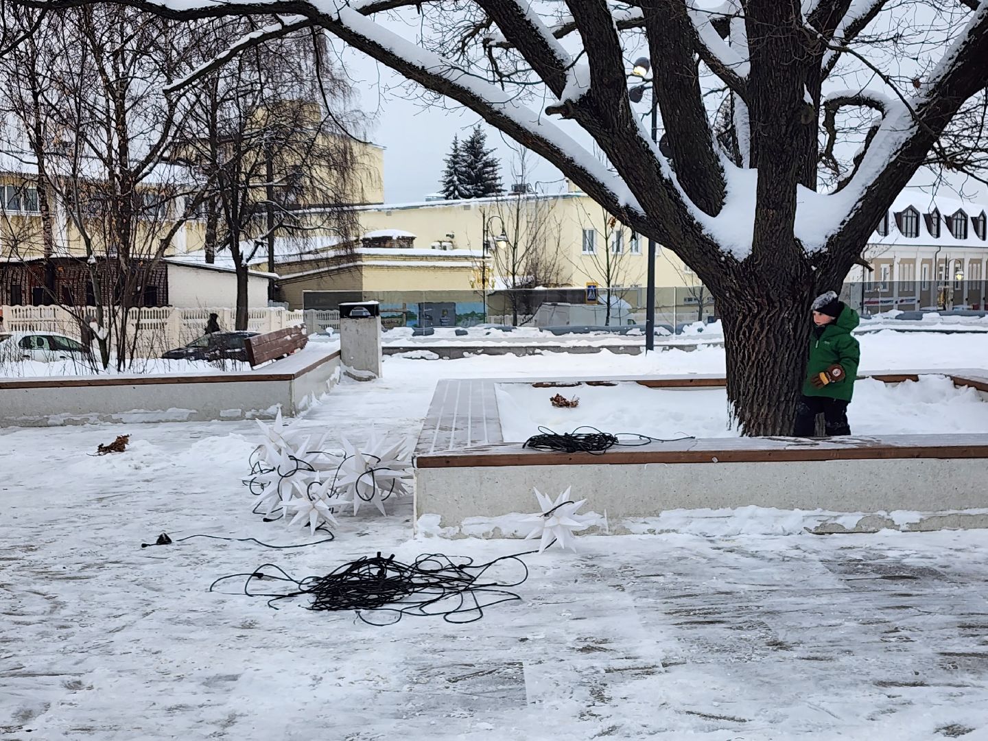 благоустройство, Новый год, украшение города, Ногинск, Богородский городской округ,