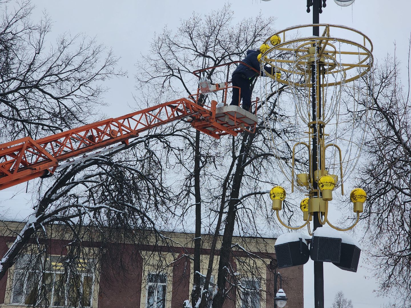 благоустройство, Новый год, украшение города, Ногинск, Богородский городской округ,