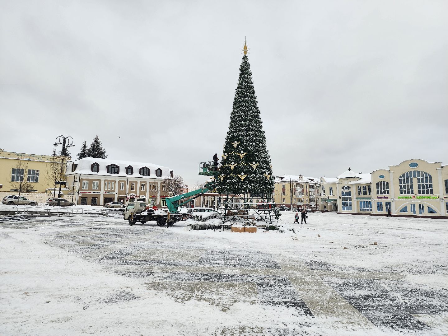 благоустройство, Новый год, украшение города, Ногинск, Богородский городской округ,