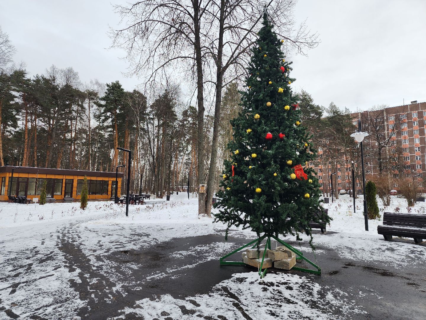 благоустройство, Новый год, украшение города, Ногинск, Богородский городской округ,