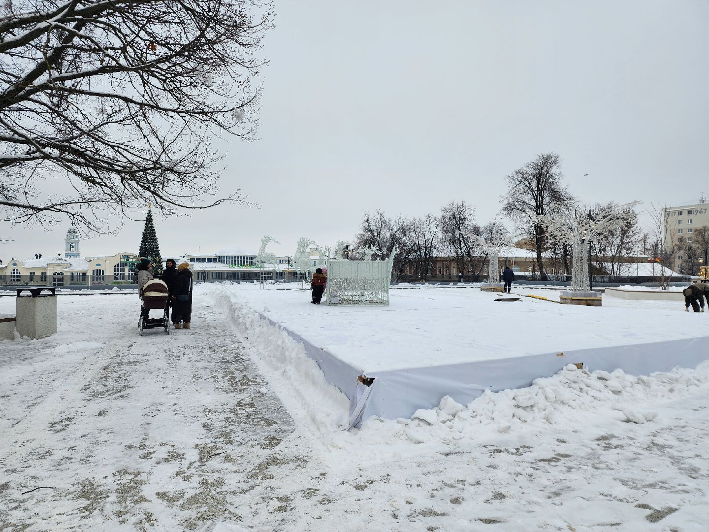 благоустройство, Новый год, украшение города, Ногинск, Богородский городской округ,