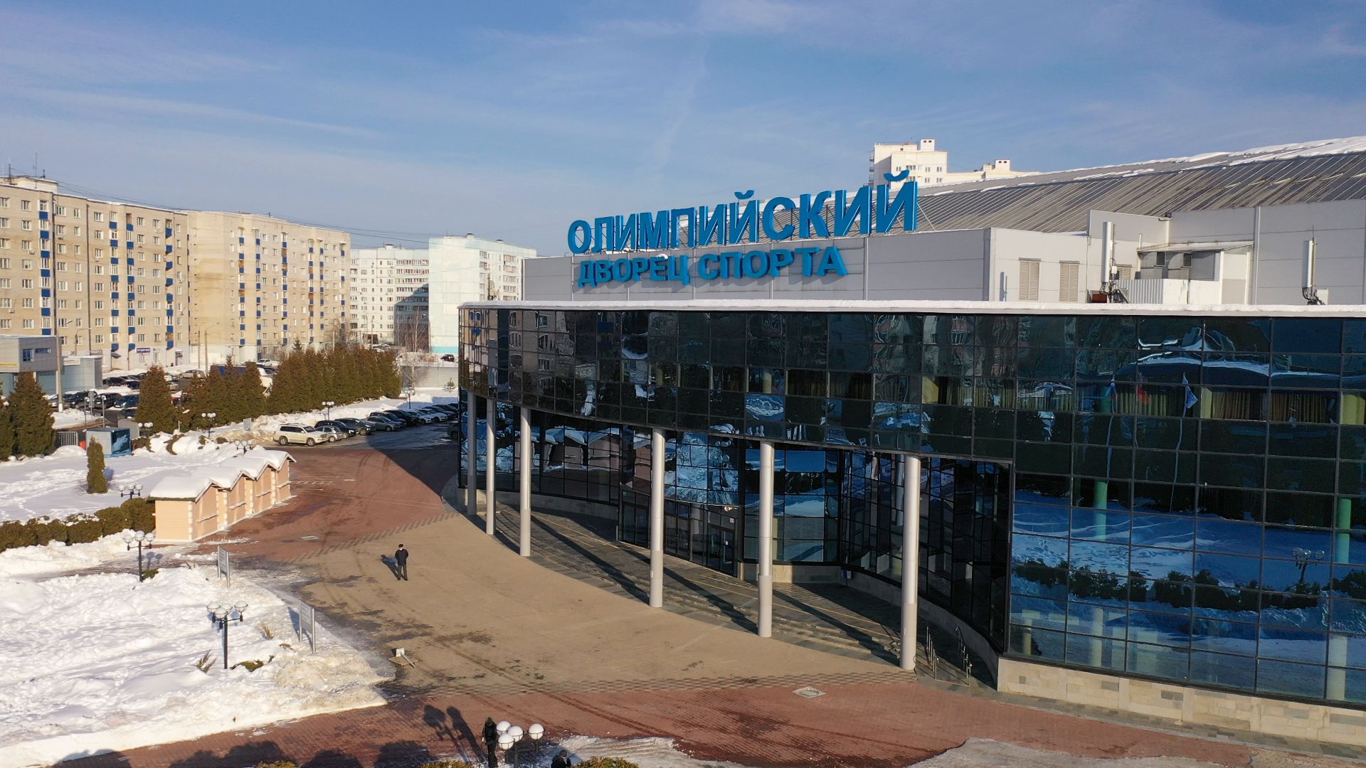 видео с коптера, чехов, спорт, строительство,