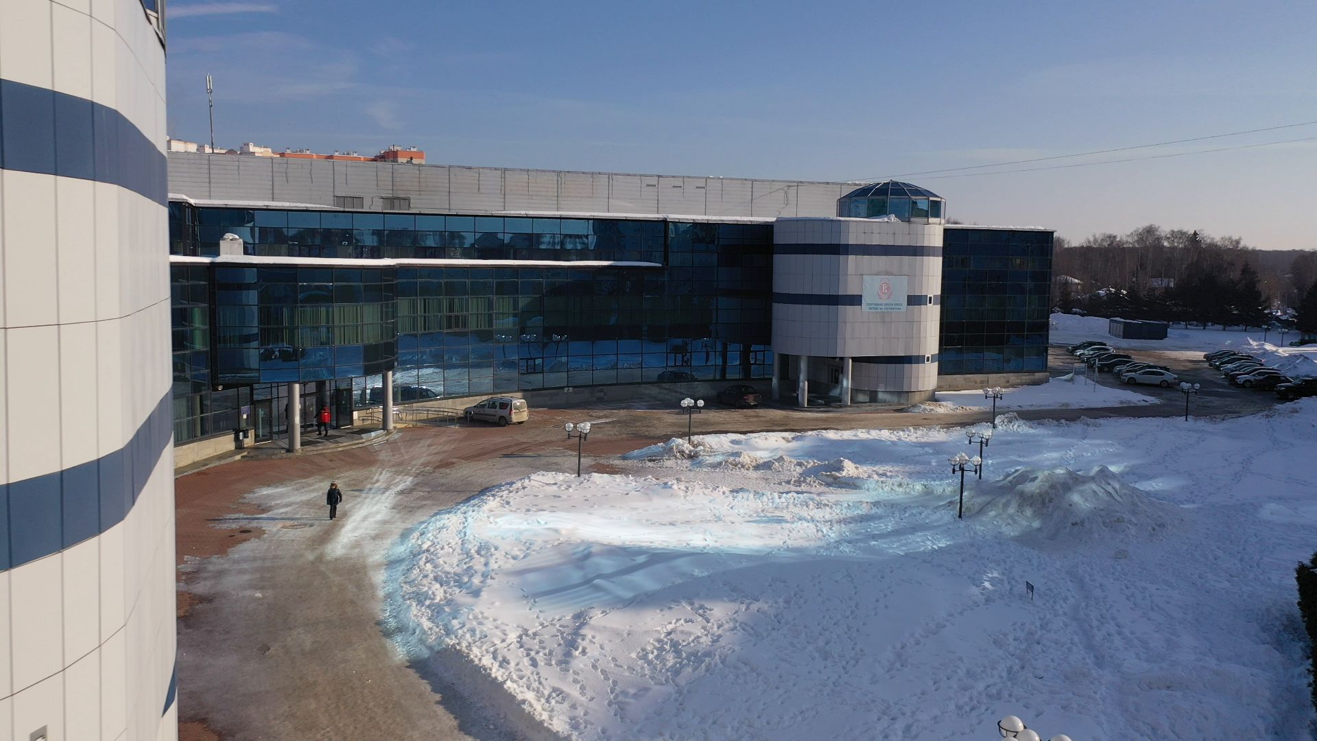 видео с коптера, чехов, спорт, строительство,