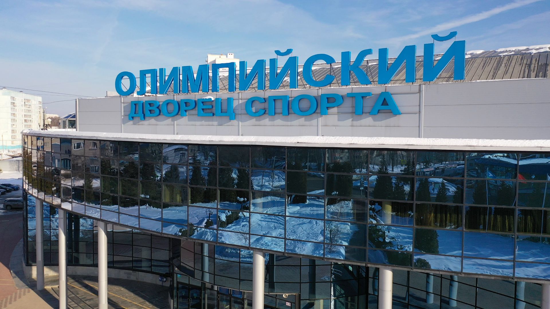 видео с коптера, чехов, спорт, строительство,