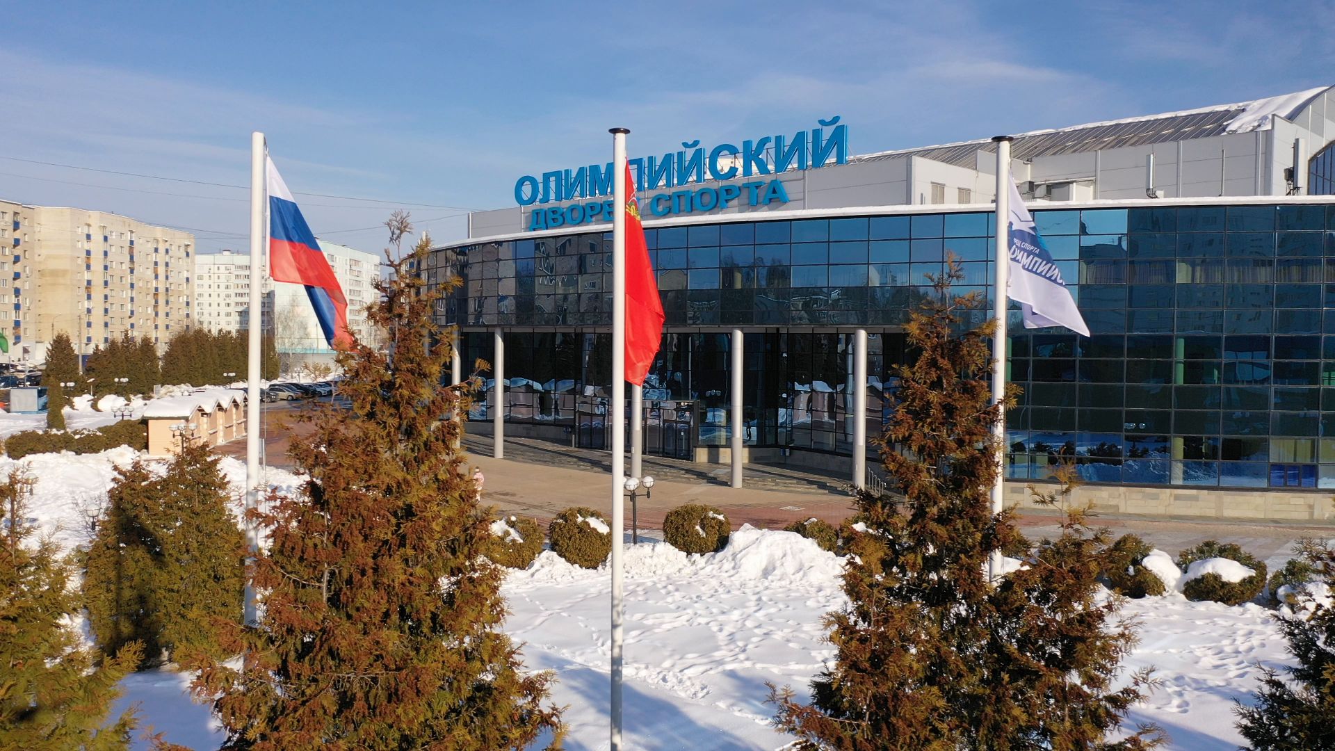 видео с коптера, чехов, спорт, строительство,