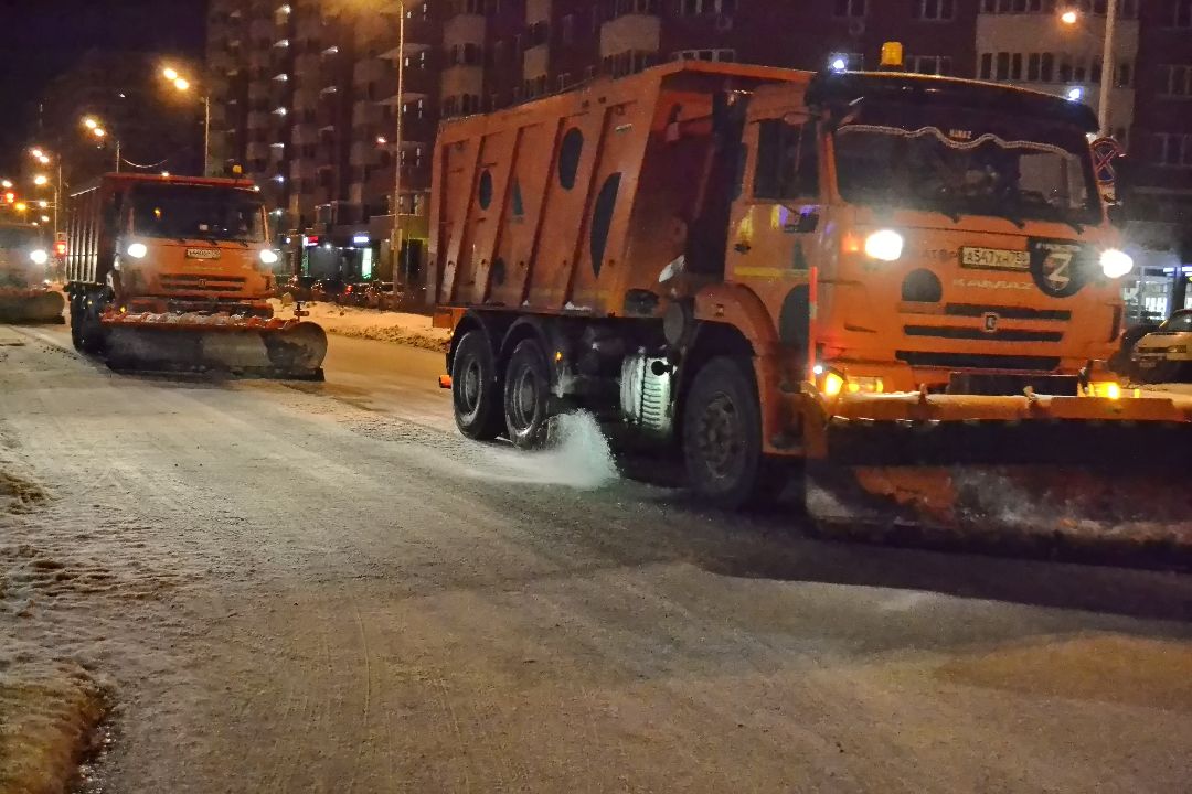 Балашиха, микрорайон Железнодорожный, осадки, гололедица, дороги, жилищно-коммунальное хозяйство