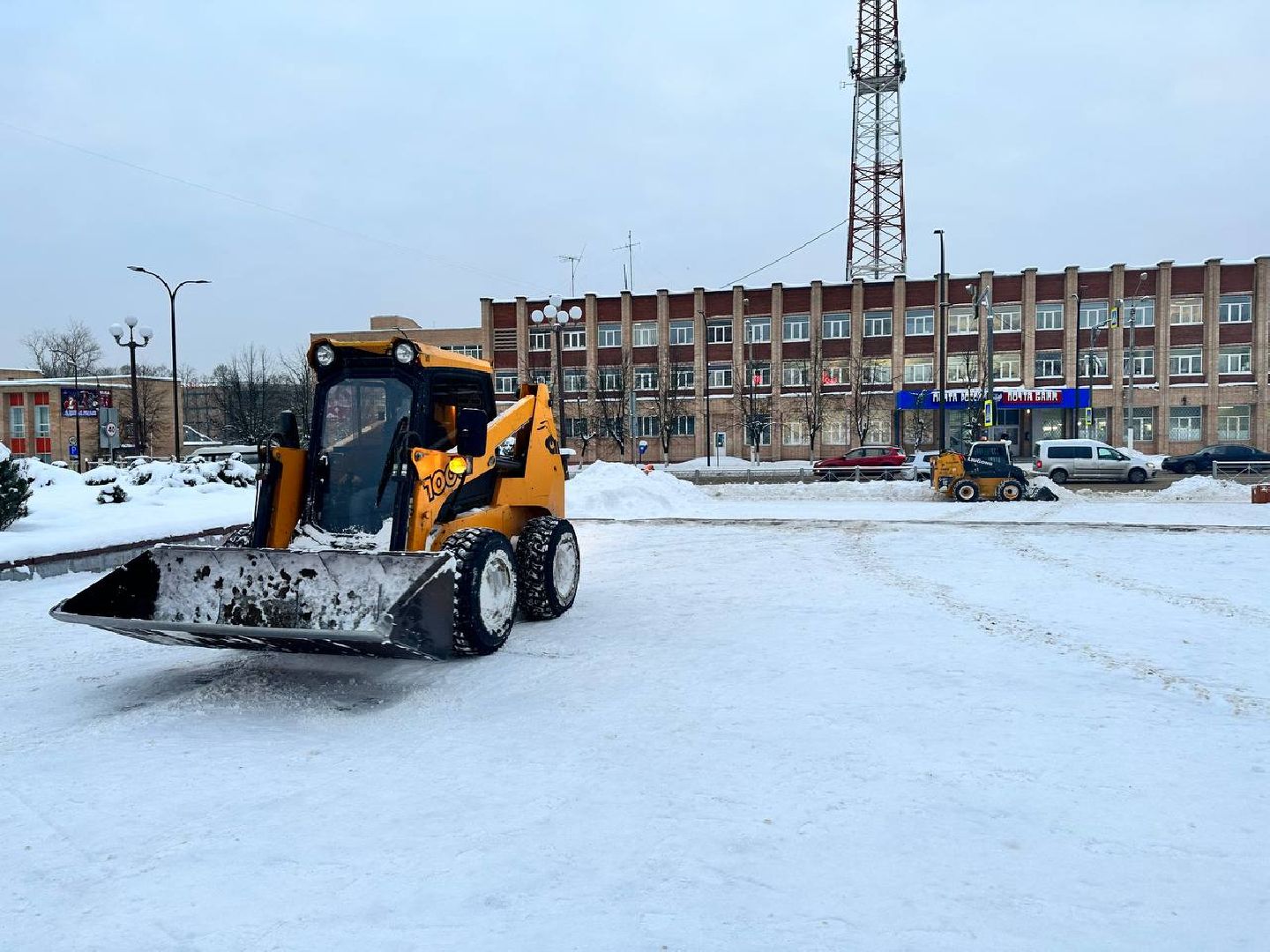 уборка дворов, снегоуборка, жкх, Наро-Фоминск,