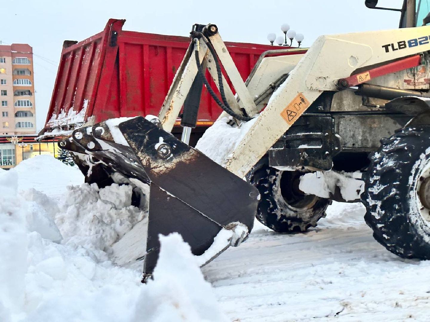 уборка дворов, снегоуборка, жкх, Наро-Фоминск,