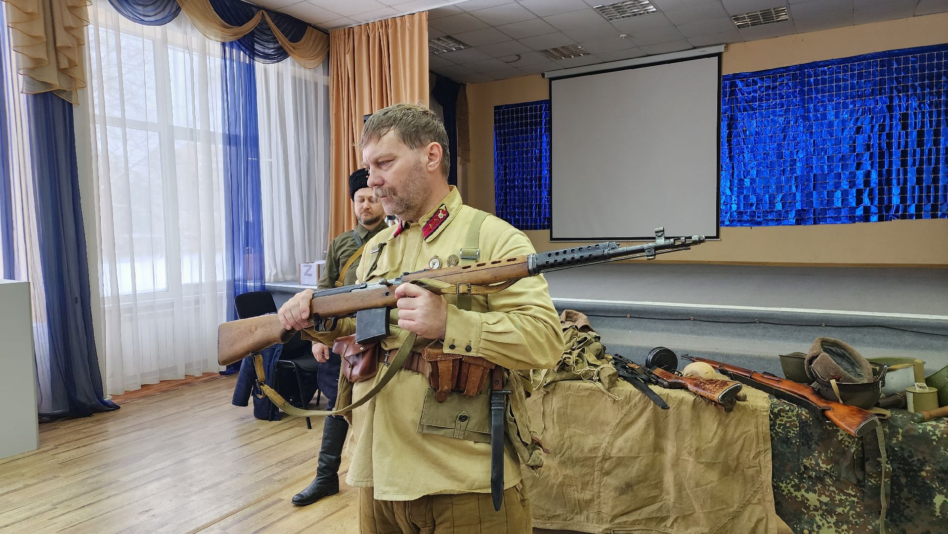 ступино, урок живой истории, битва за москву,