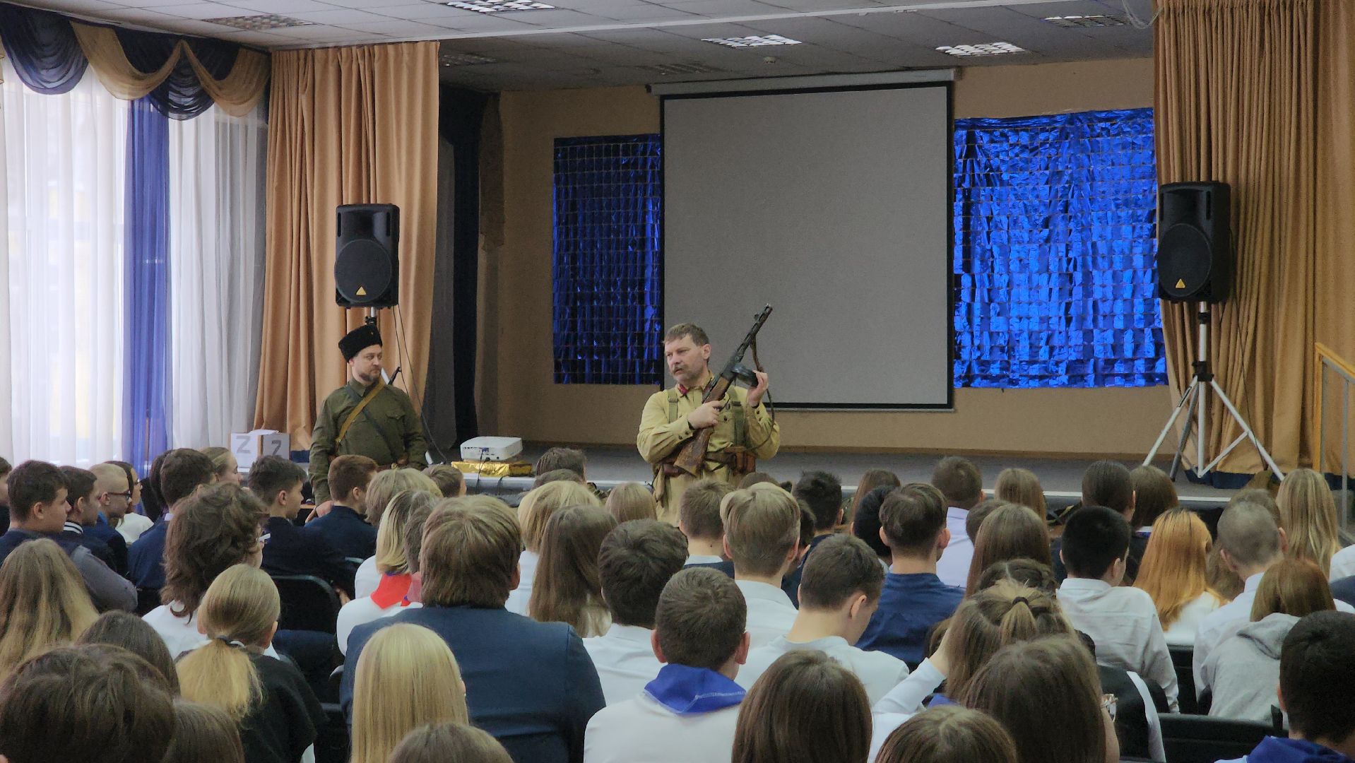 ступино, урок живой истории, битва за москву,