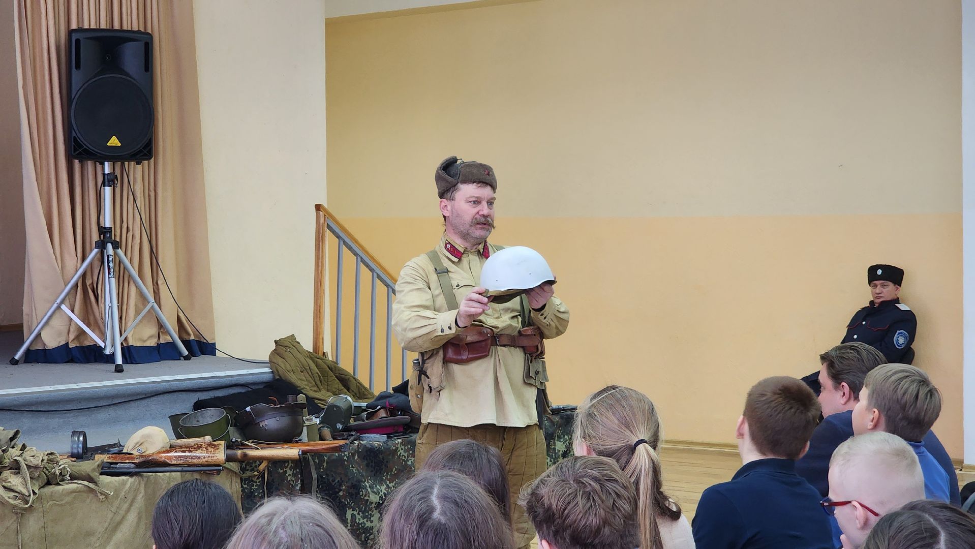 ступино, урок живой истории, битва за москву,