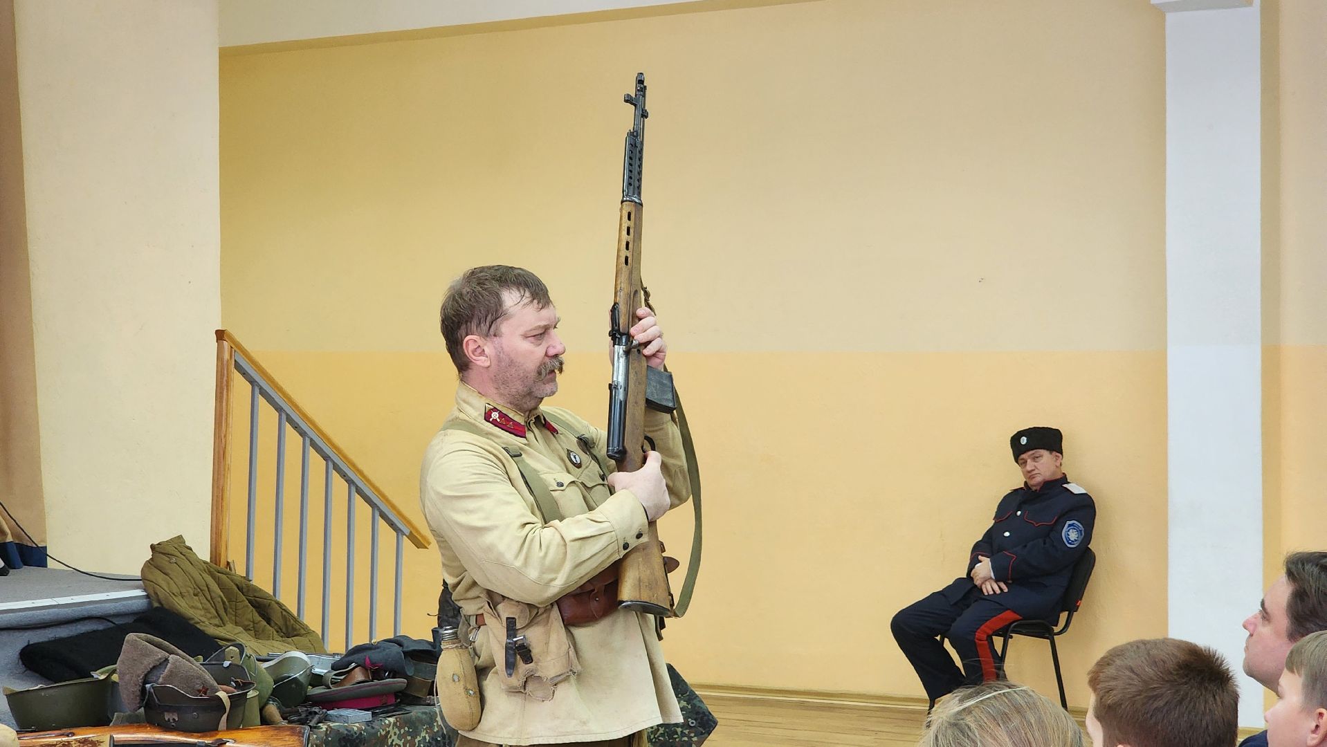 ступино, урок живой истории, битва за москву,