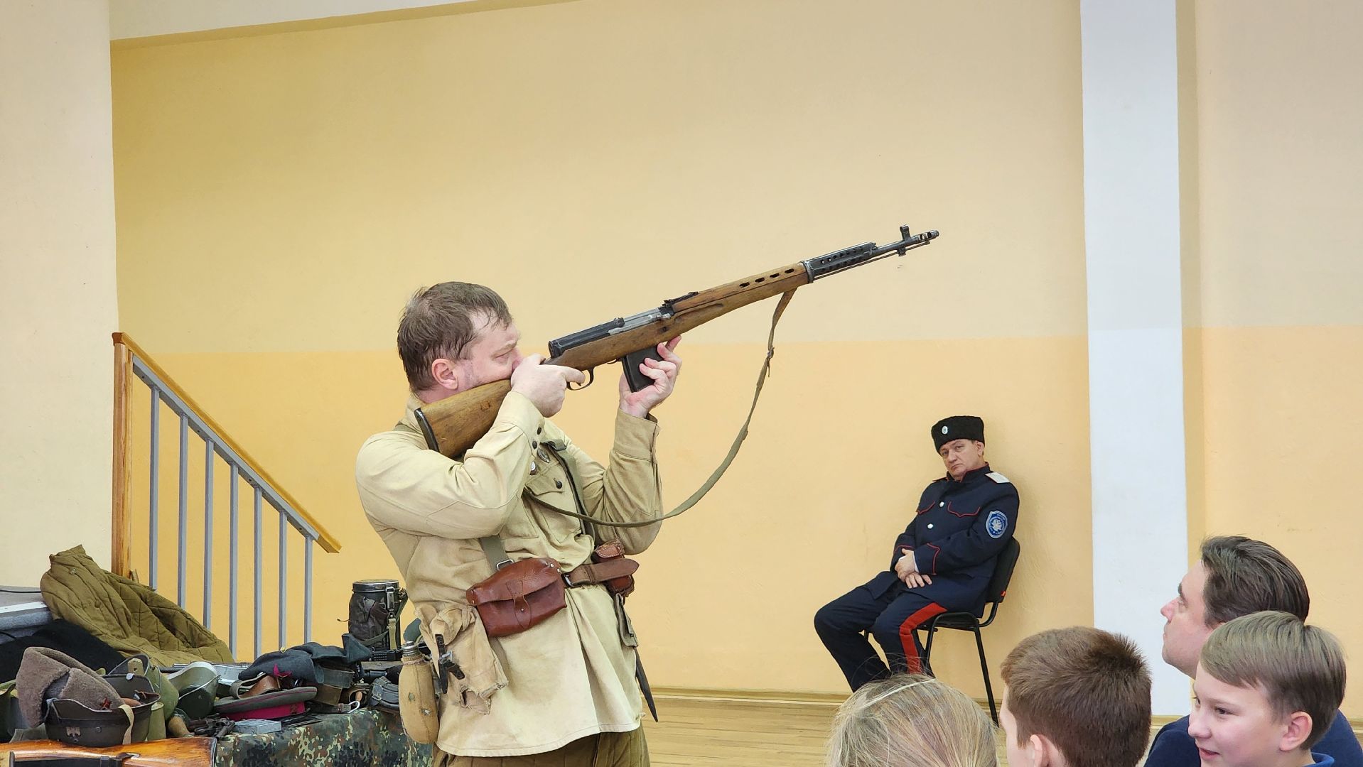 ступино, урок живой истории, битва за москву,