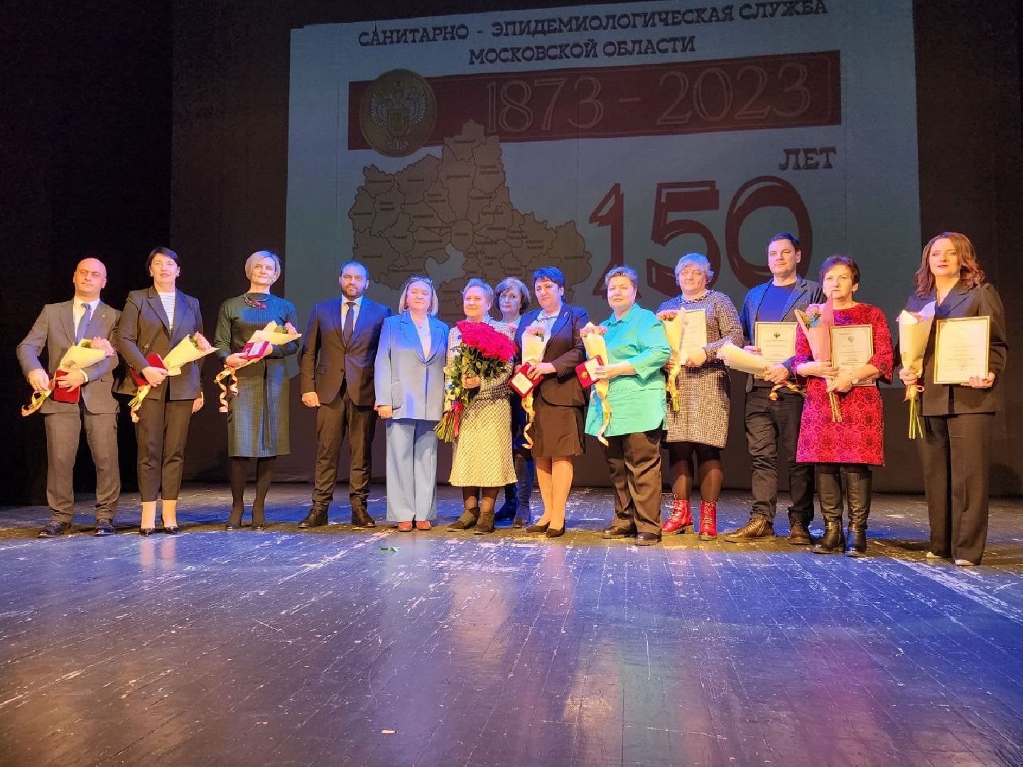мытищи, театр фэст, санитарно-эпидемиологическая служба Московской области, Ольга Микаилова, Алексей Сапанюк, СЭС, 150-летие СЭС,
