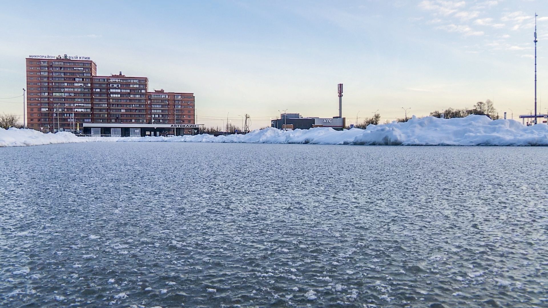Клин, общество, спасатели, зима, лед,