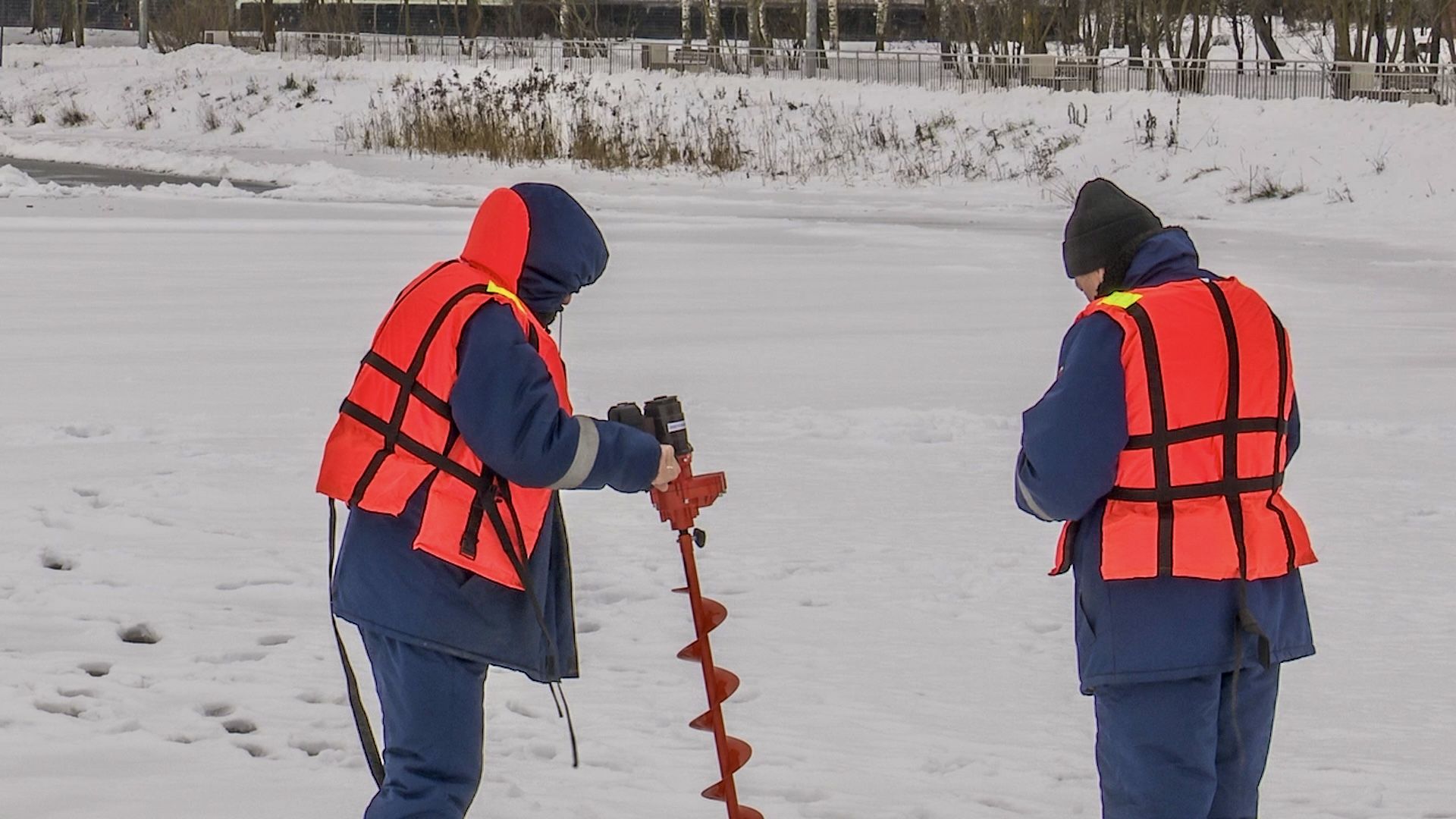 Клин, общество, спасатели, зима, лед,